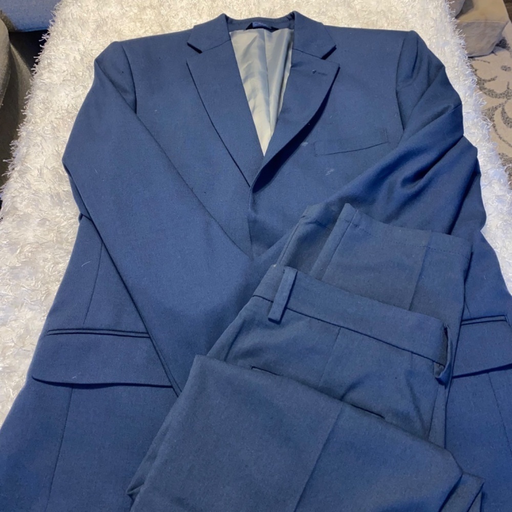 Mens Haggar size 40 regular men’s suit - Picture 4 of 12